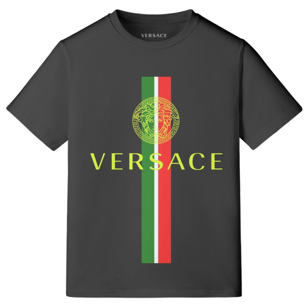 Versace Tricolor Neon Yellow
